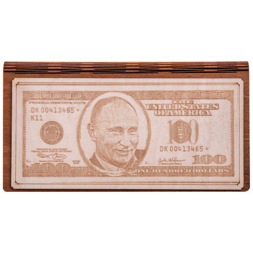 КУПЮРНИЦА "100$ ПУТИН" во Баймаке фото 2